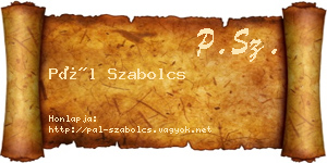 Pál Szabolcs névjegykártya